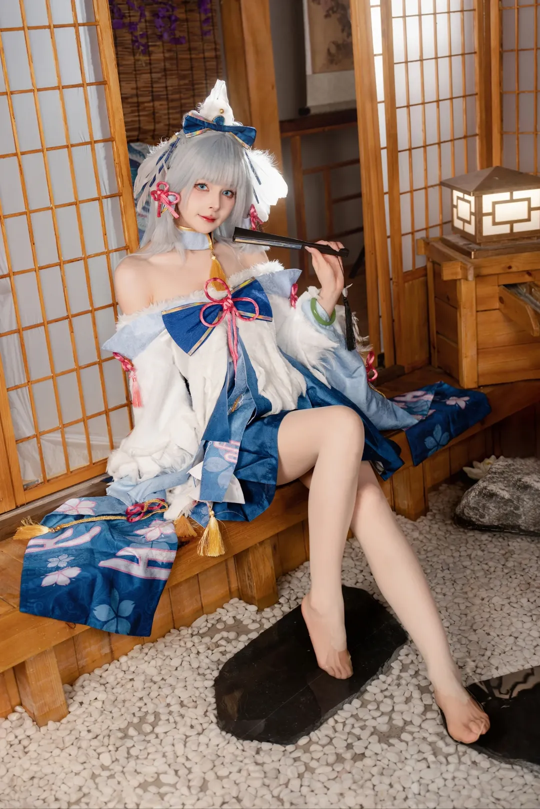 原神, 二次元摄影, 神里绫华cos, 和风cosplay, CICF场照 - 第1张
