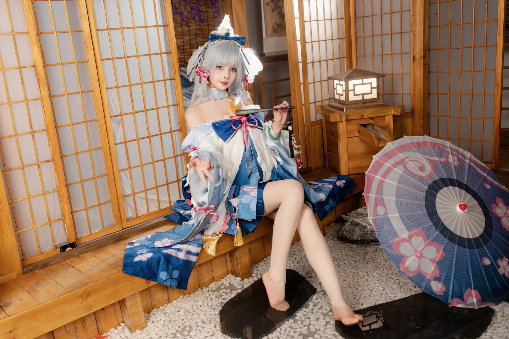 原神, 二次元摄影, 神里绫华cos, 和风cosplay, CICF场照