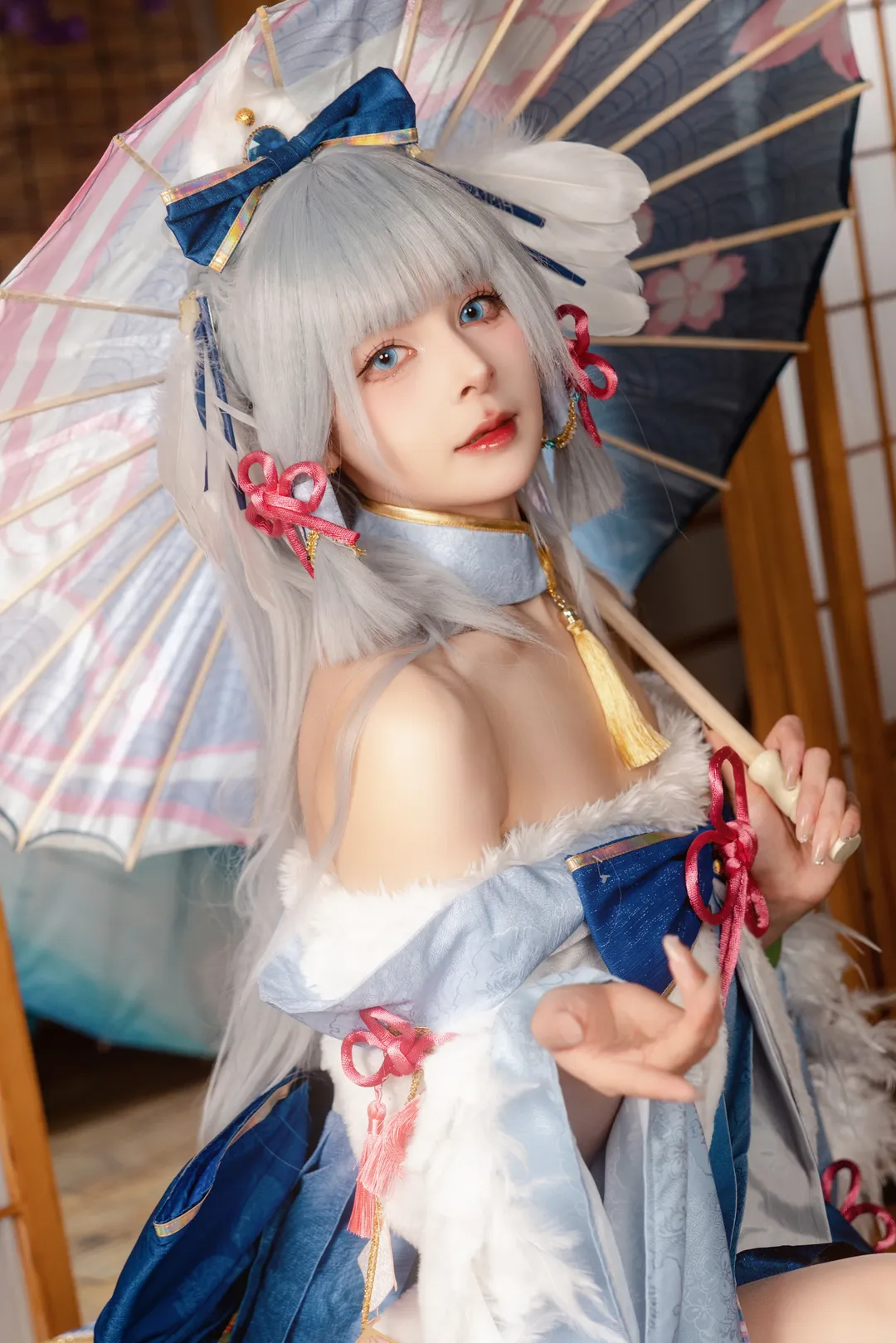 原神, 二次元摄影, 神里绫华cos, 和风cosplay, CICF场照 - 第3张