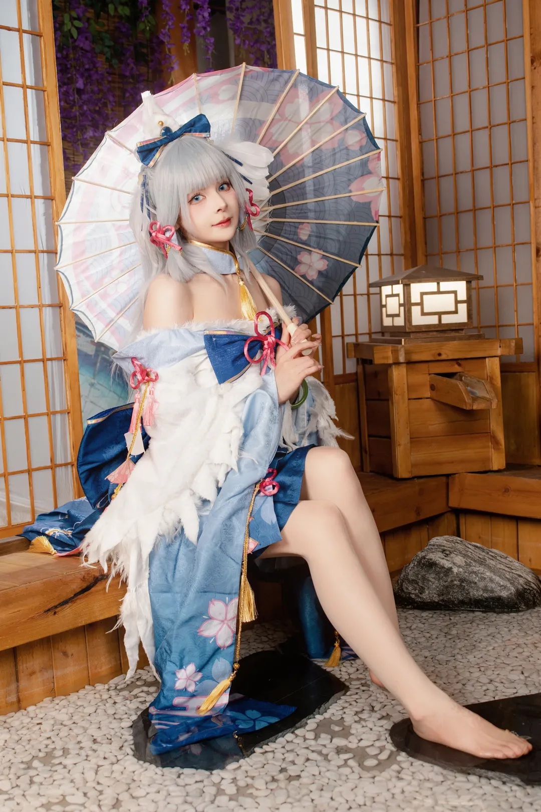 原神, 二次元摄影, 神里绫华cos, 和风cosplay, CICF场照 - 第4张