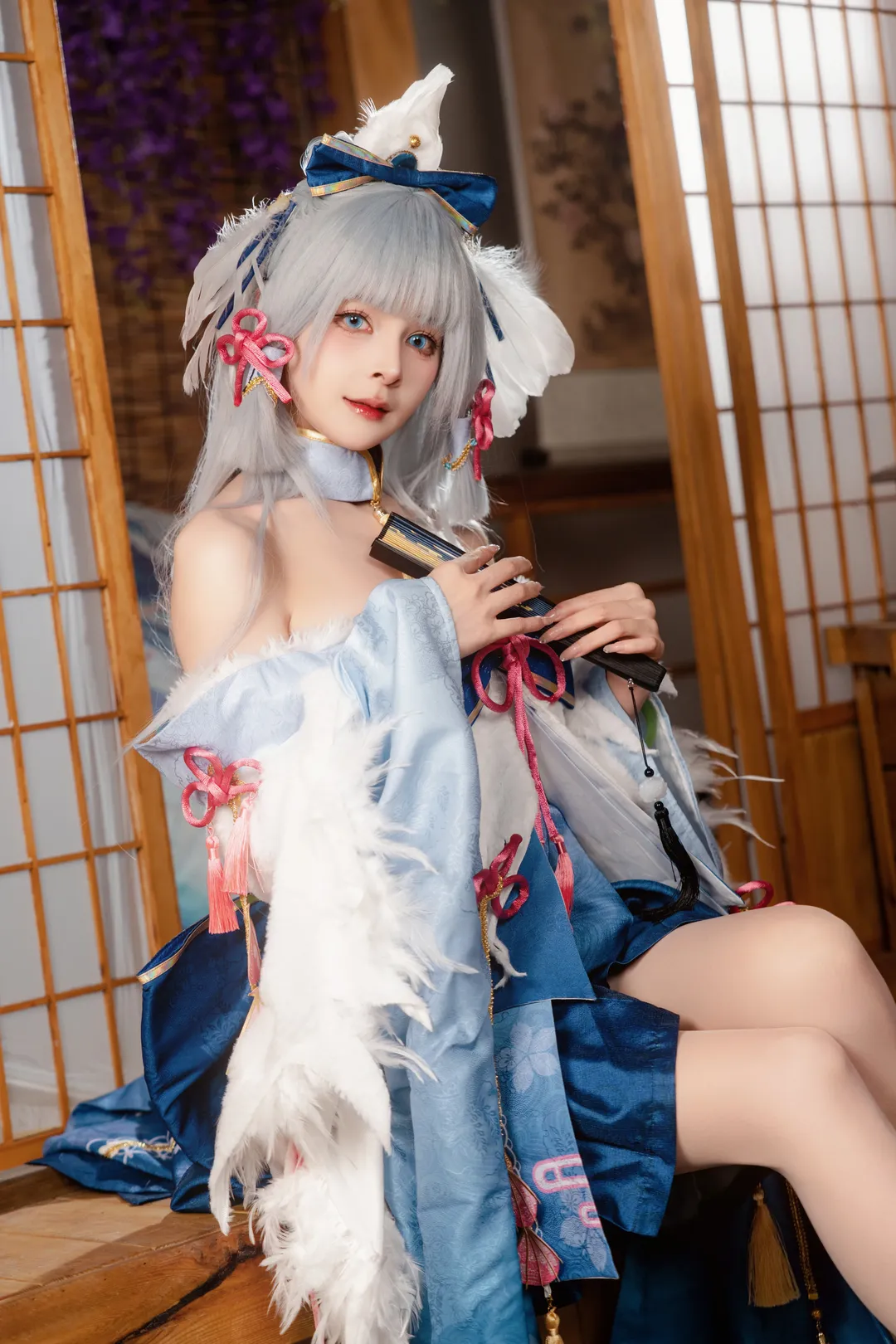 原神, 二次元摄影, 神里绫华cos, 和风cosplay, CICF场照 - 第5张