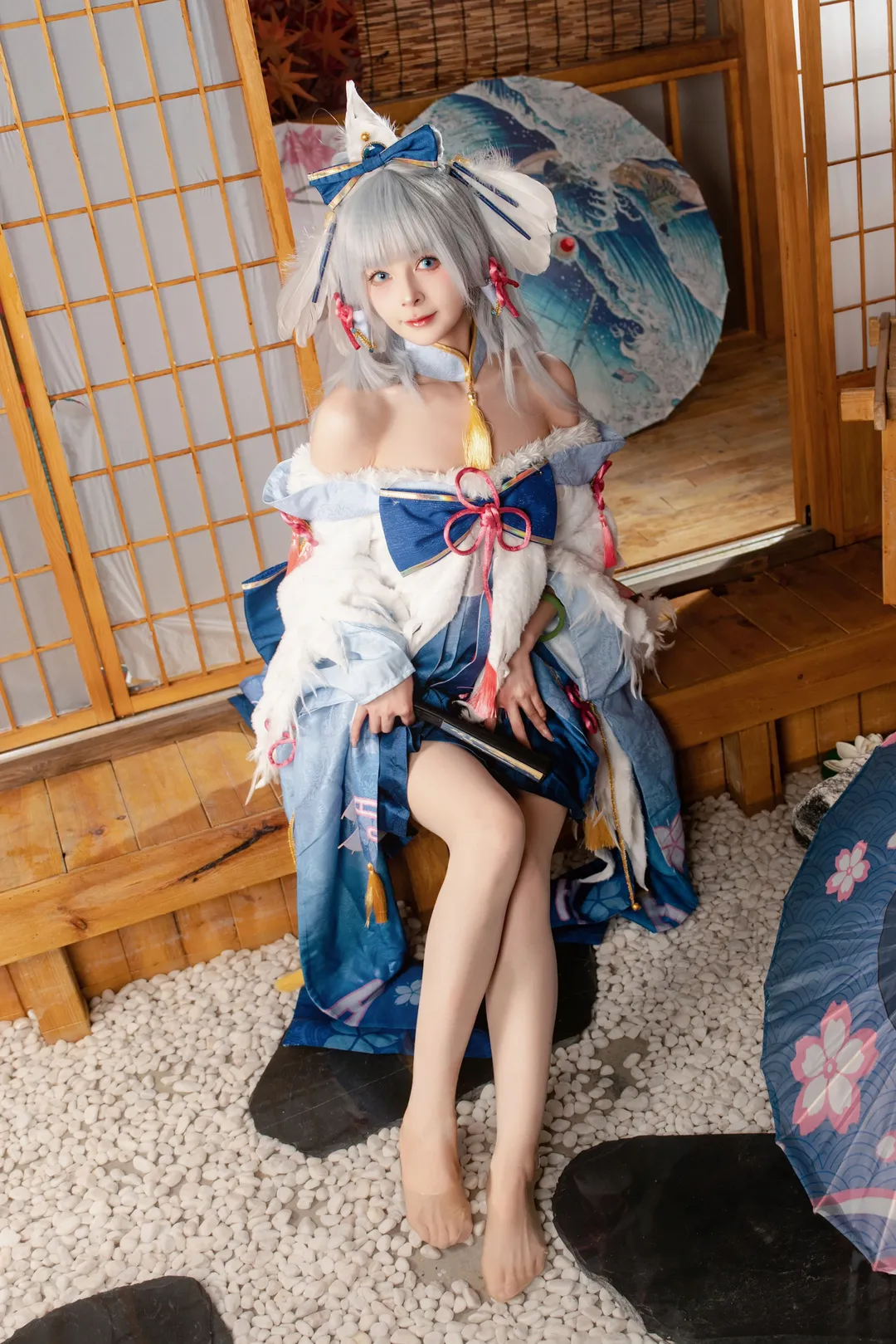 原神, 二次元摄影, 神里绫华cos, 和风cosplay, CICF场照 - 第6张