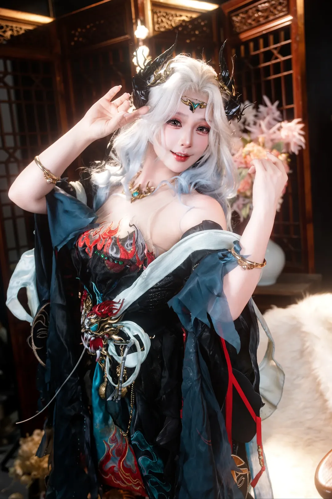 漫展返图, 国风cosplay, CICF漫展, 逆水寒cos, 摄影灯光分享 - 第6张