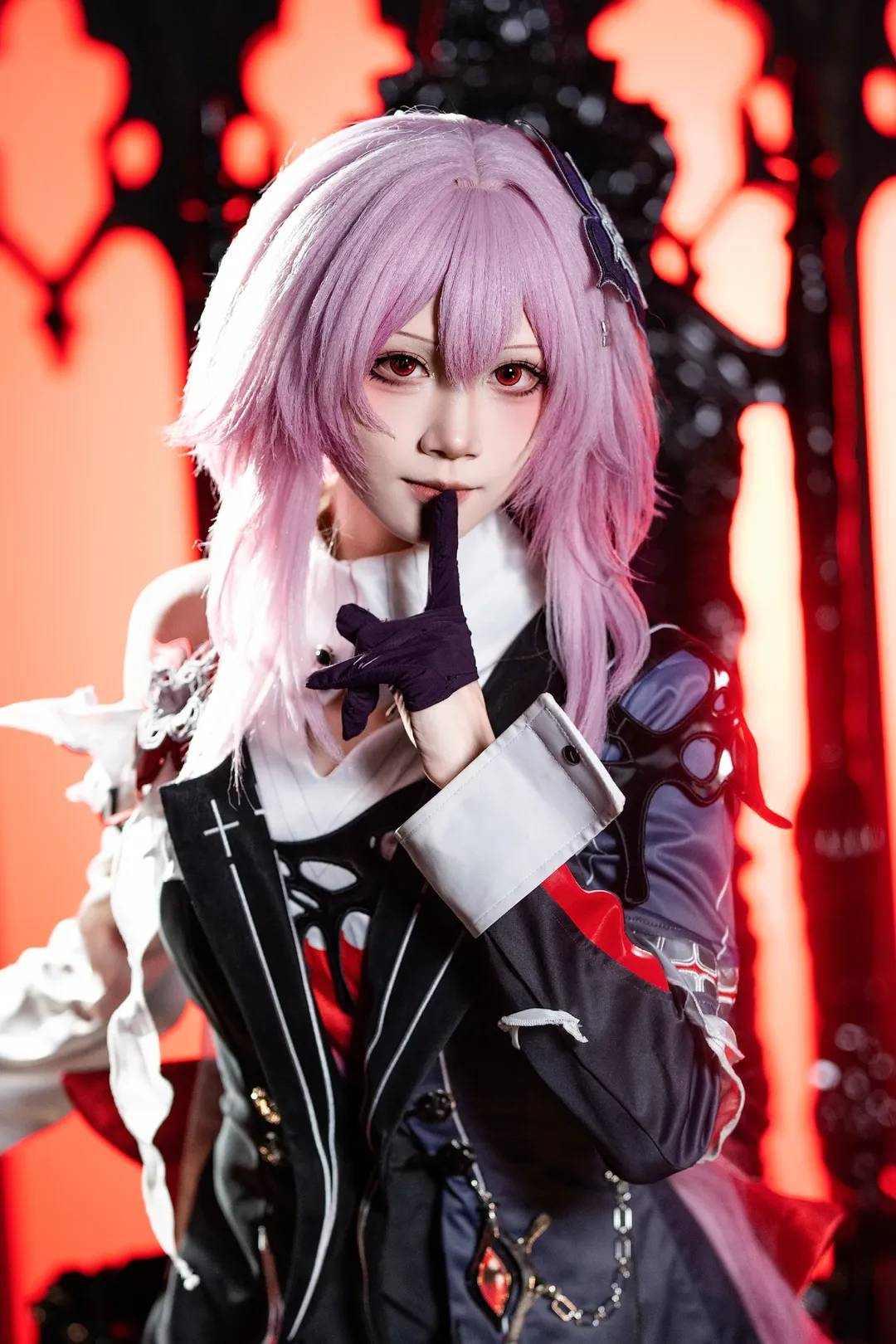 Anime-style photography, Honkai: Star Rail, Gothic style, Evernight cosplay, Cosplay daily life
