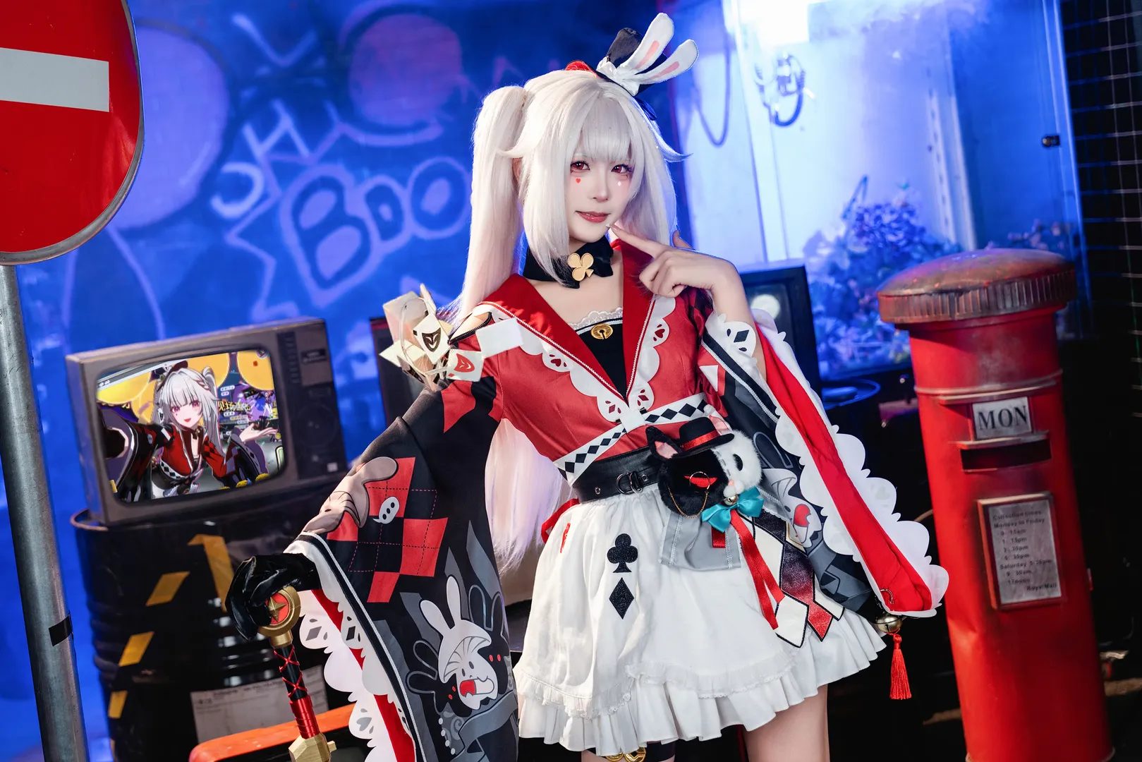 崩坏星穹铁道, 二次元cosplay, 花火cos, 街头风格, cosplay摄影