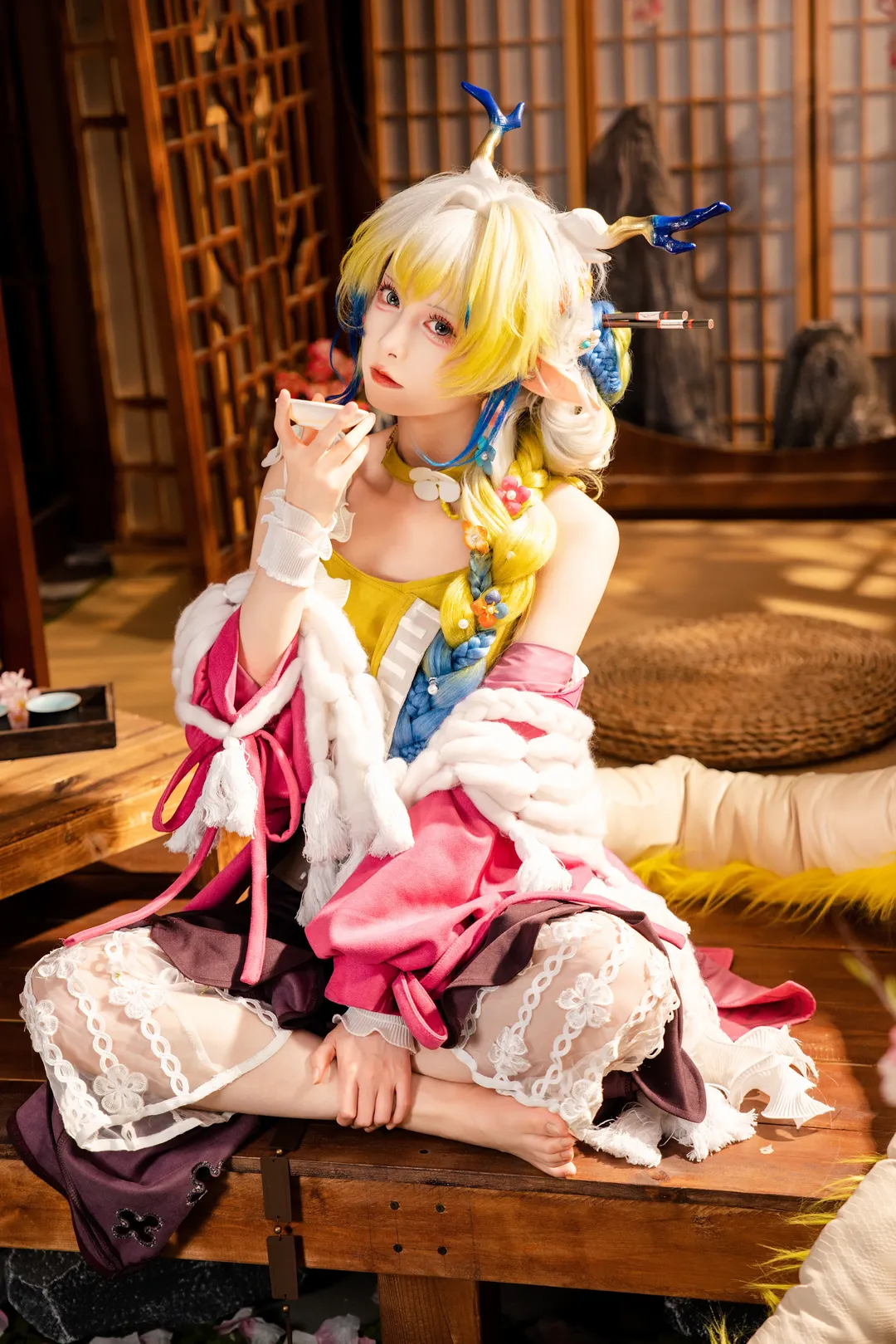 cosplay, 和风摄影, 黍cos, 明日方舟, 春日宴 - 第7张