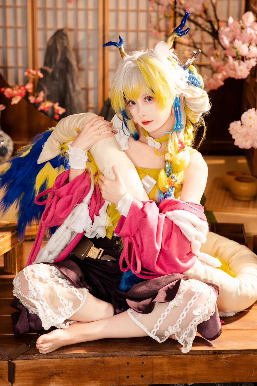 cosplay, 和风摄影, 黍cos, 明日方舟, 春日宴 - 第8张