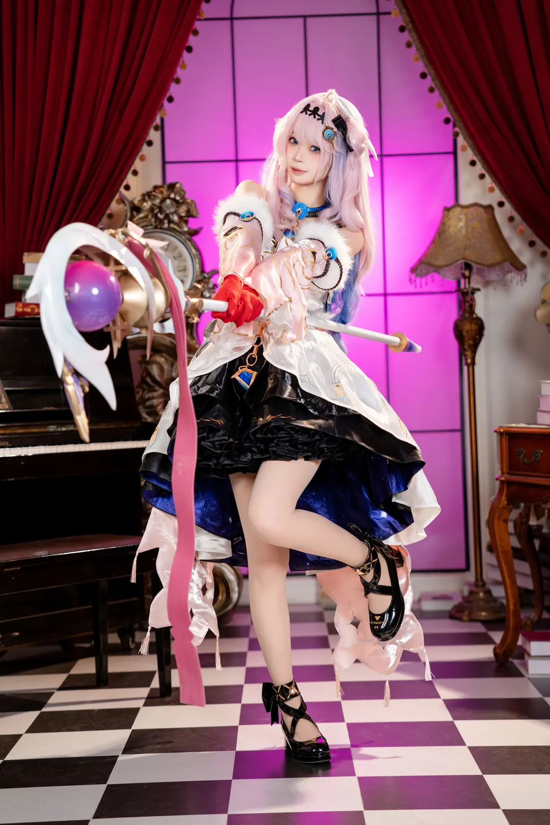 鸣潮, 达妮娅cos, 二次元cos, cosplay摄影, 实景棚拍 - 第1张