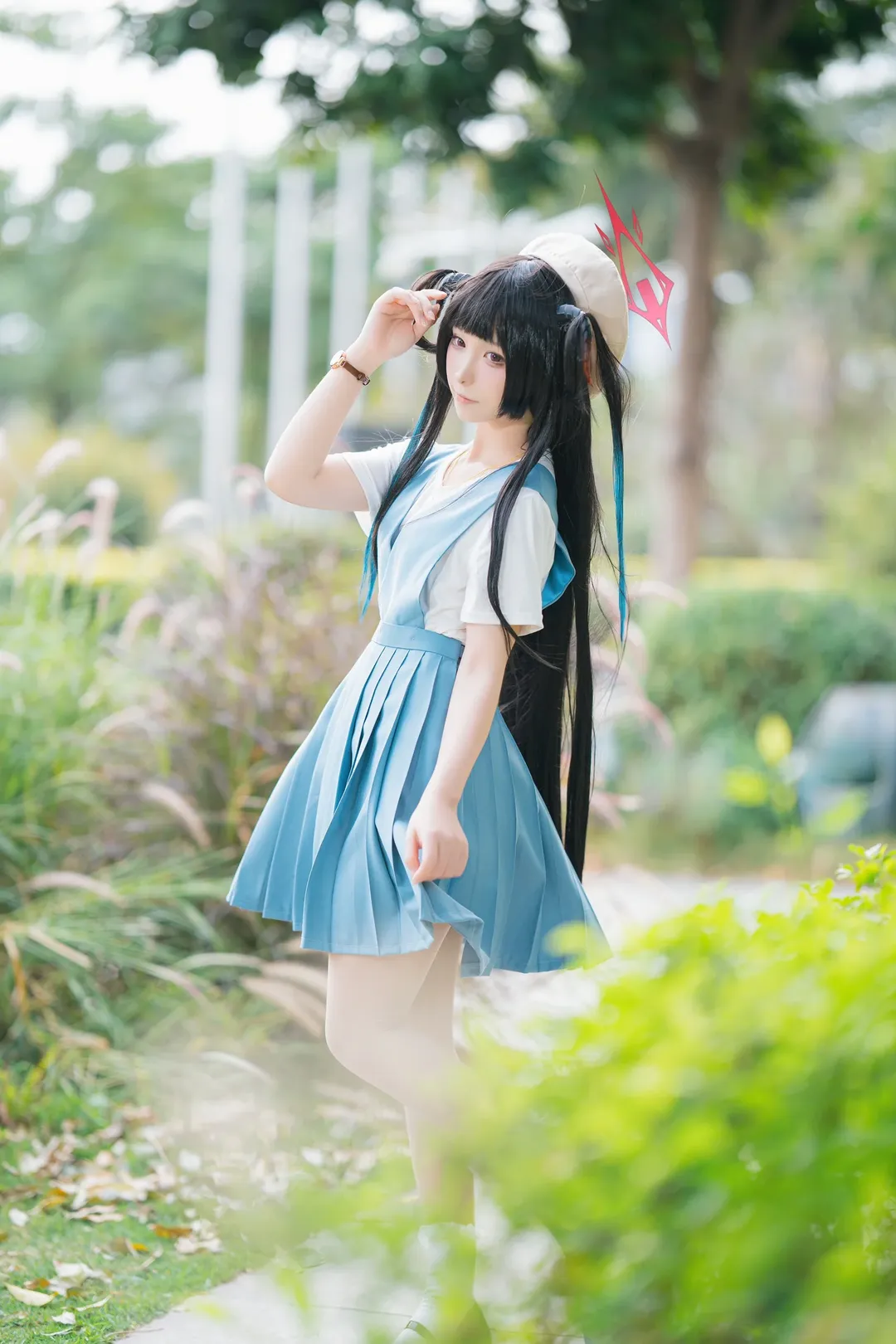 二次元摄影, 蔚蓝档案, 爱清枫香cos, 广州AP漫展, 常服cos - 第2张