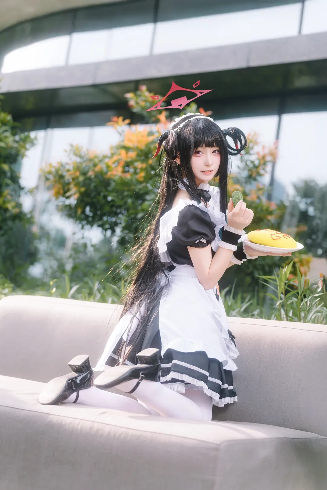 蔚蓝档案, 女仆装, 二次元cosplay, 广州萤火虫漫展, 爱清枫香cos - 第1张