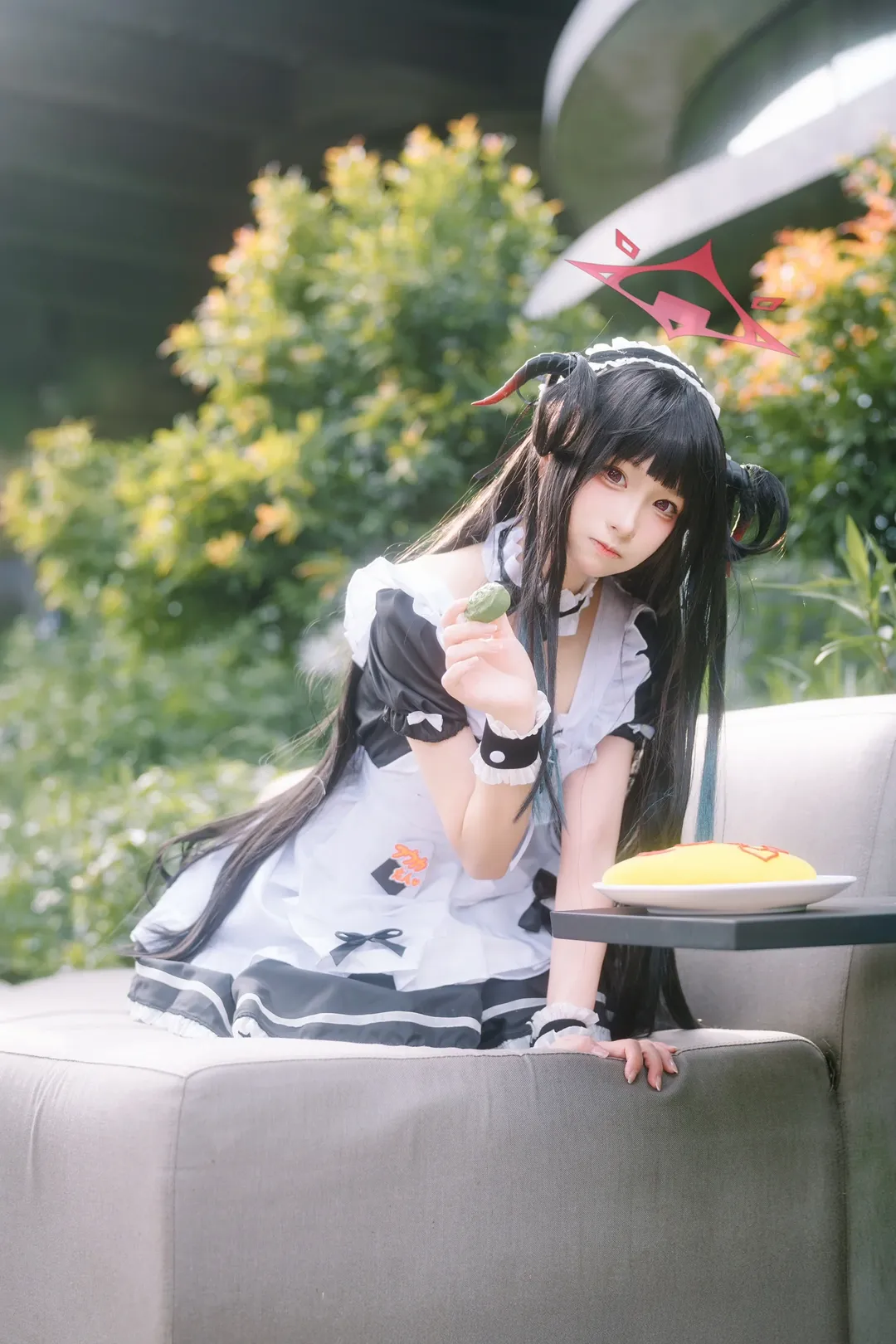 蔚藍檔案, 女僕裝, 二次元cosplay, 廣州螢火蟲漫展, 愛清楓香cos