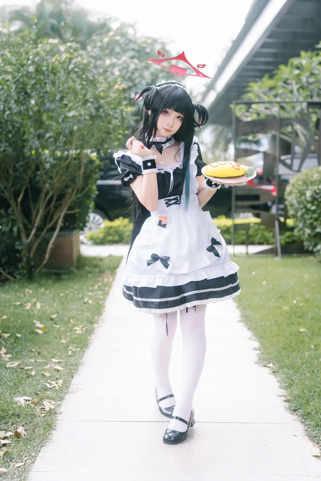 蔚蓝档案, 女仆装, 二次元cosplay, 广州萤火虫漫展, 爱清枫香cos - 第4张