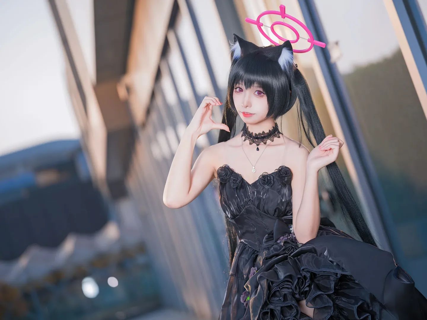 蔚蓝档案, 户外摄影, 二次元cosplay, 广州baonly, 黑见芹香cos - 第4张