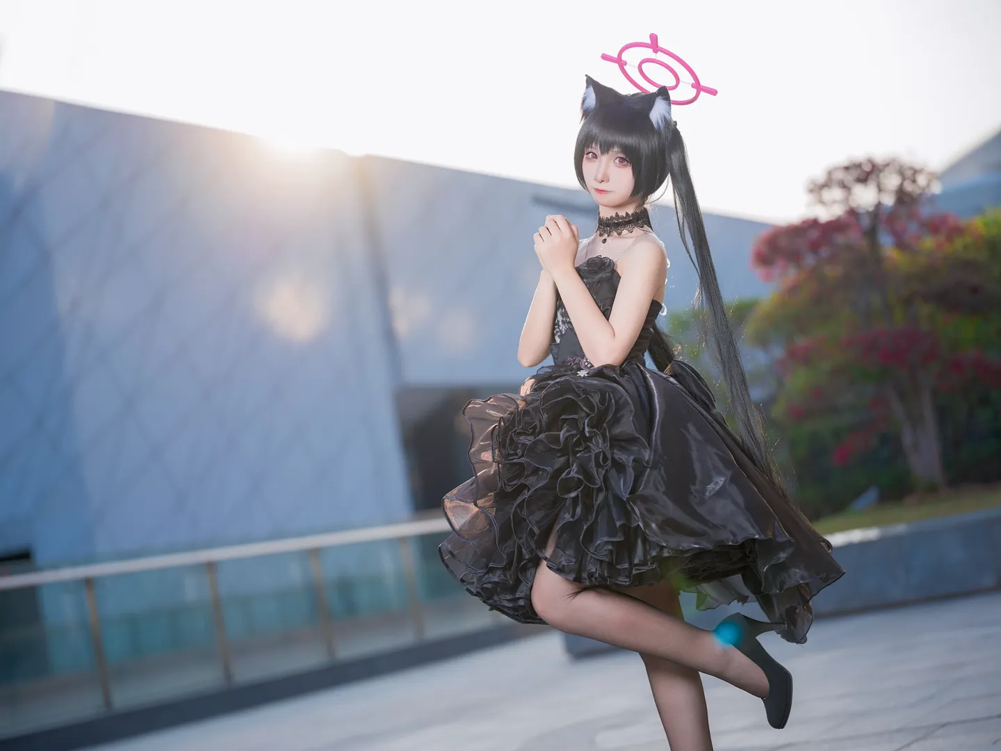 蔚蓝档案, 户外摄影, 二次元cosplay, 广州baonly, 黑见芹香cos - 第5张