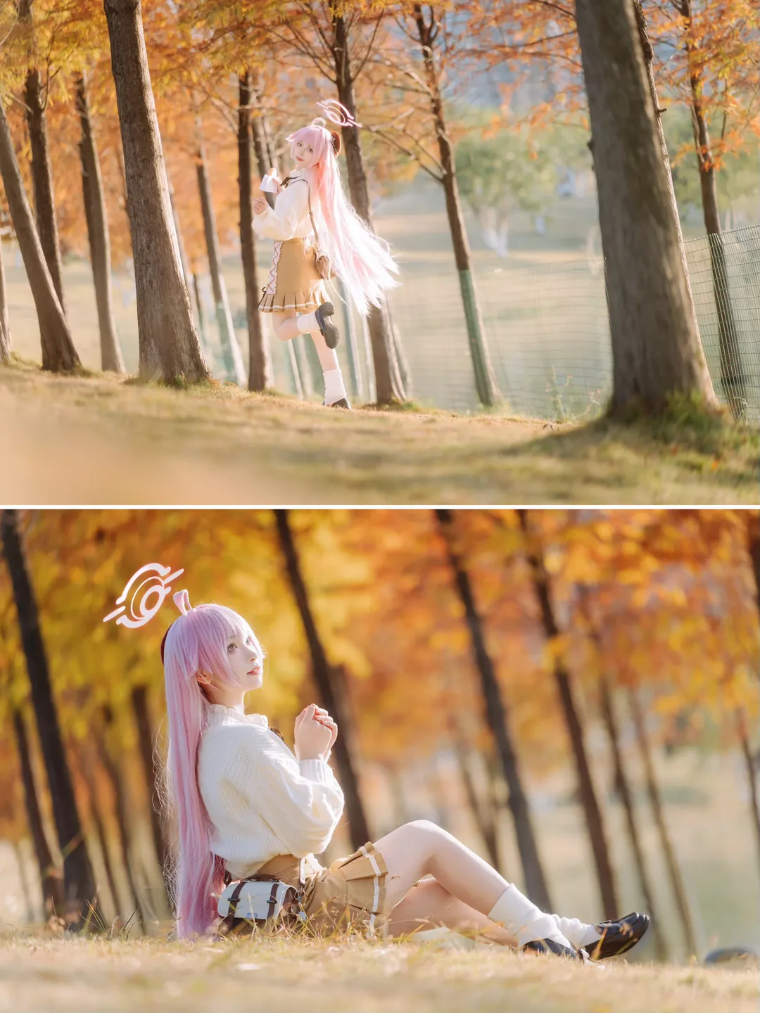 蔚蓝档案, 小鸟游星野cos, 广州拍照, 落羽杉, 秋季cosplay - 第6张