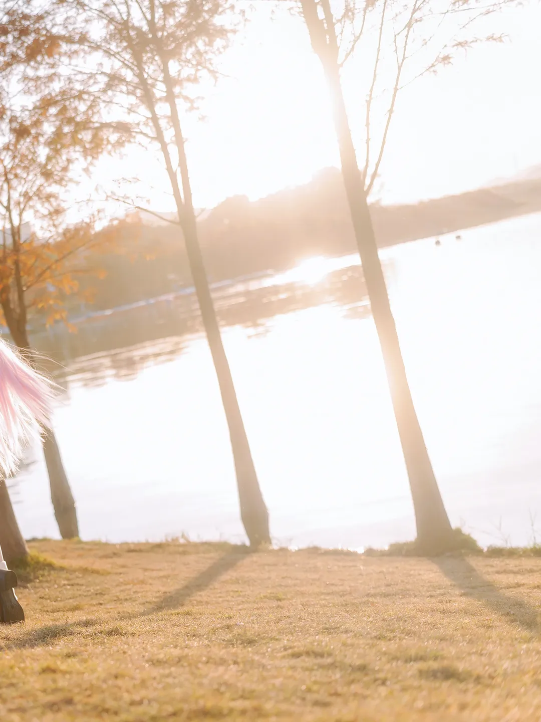蔚蓝档案, 小鸟游星野cos, cosplay外景, 九龙湖落羽杉, 秋日穿搭 - 第4张