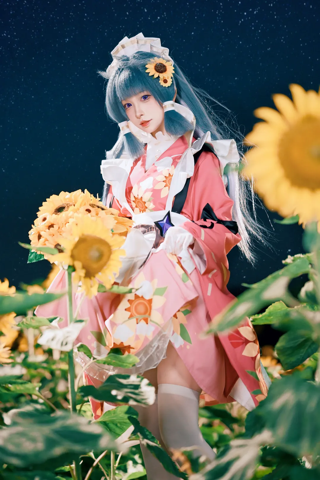 cosplay摄影, 夜景写真, 花原cos, 星塔旅人, 广州向日葵 - 第1张