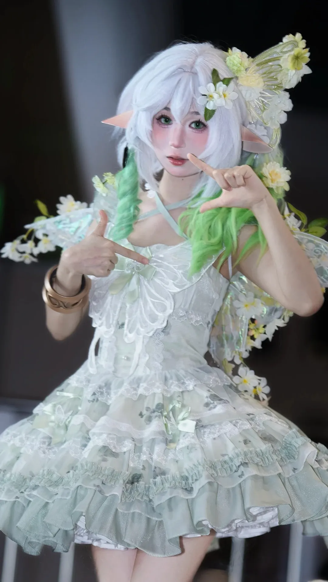 Genshin Impact, Nahida Cosplay, Fan-made design cosplay, Xiamen Ring World, Forest elf