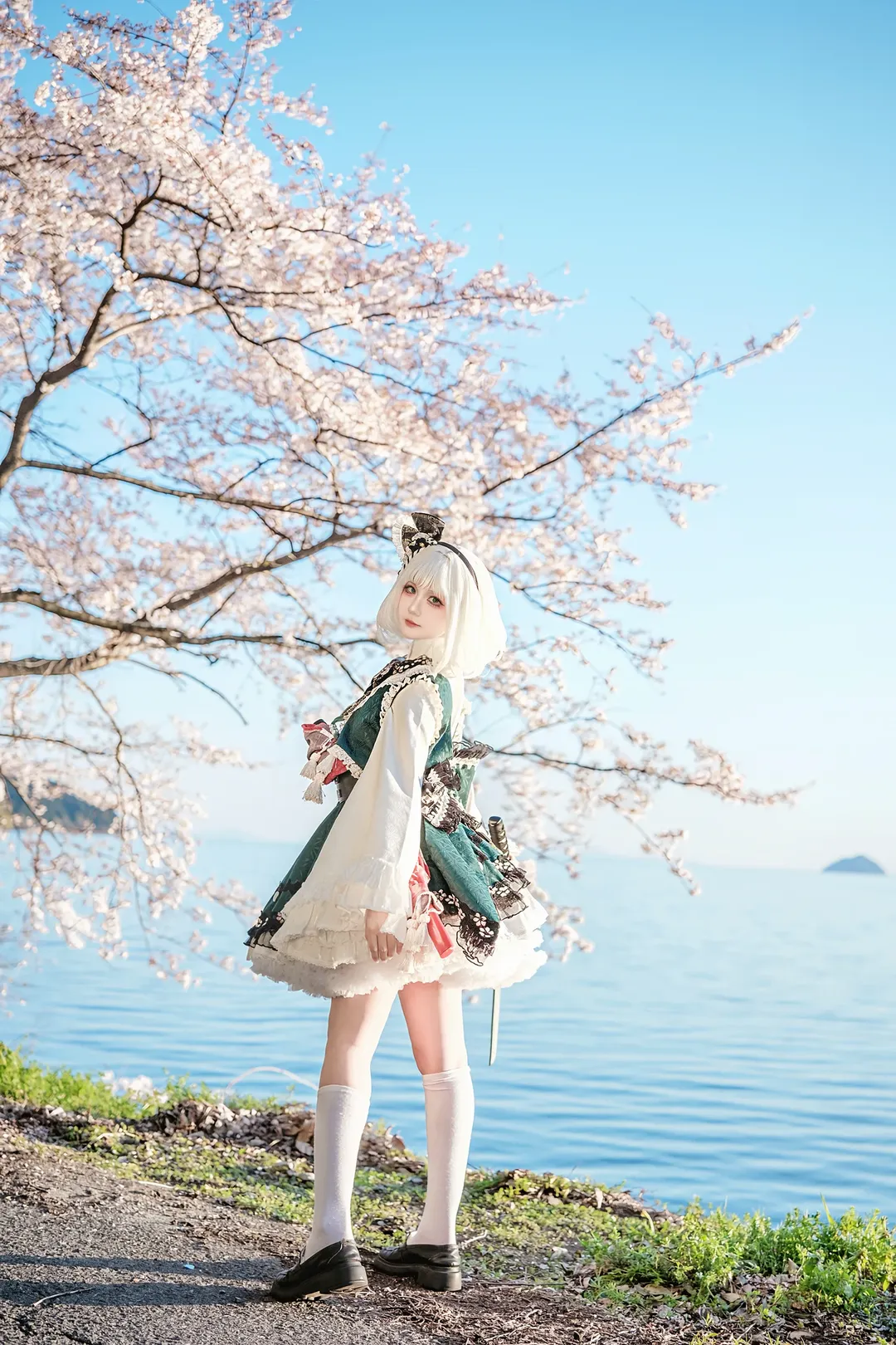 东方project, 魂魄妖梦cos, 樱花摄影, 和风cosplay, 日本旅拍 - 第3张