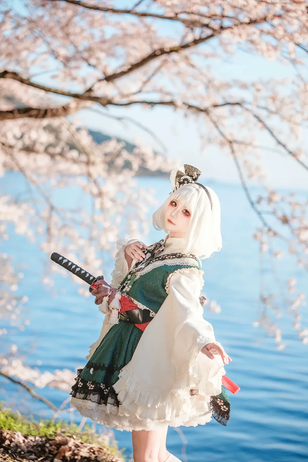 东方project, 魂魄妖梦cos, 樱花摄影, 和风cosplay, 日本旅拍 - 第4张