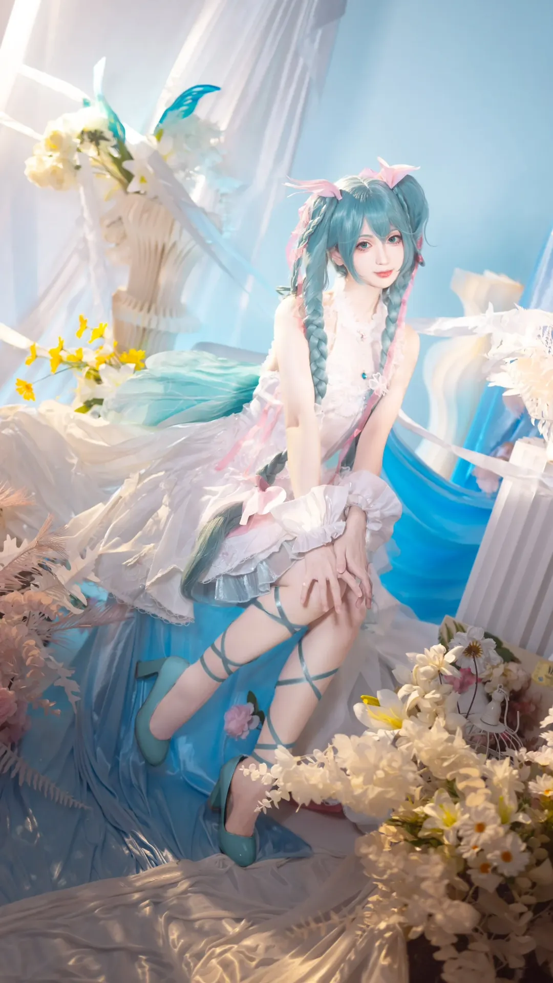 唯美摄影, 初音未来, 初音未来cos, 花篮谷, 灵动造型 - 第2张