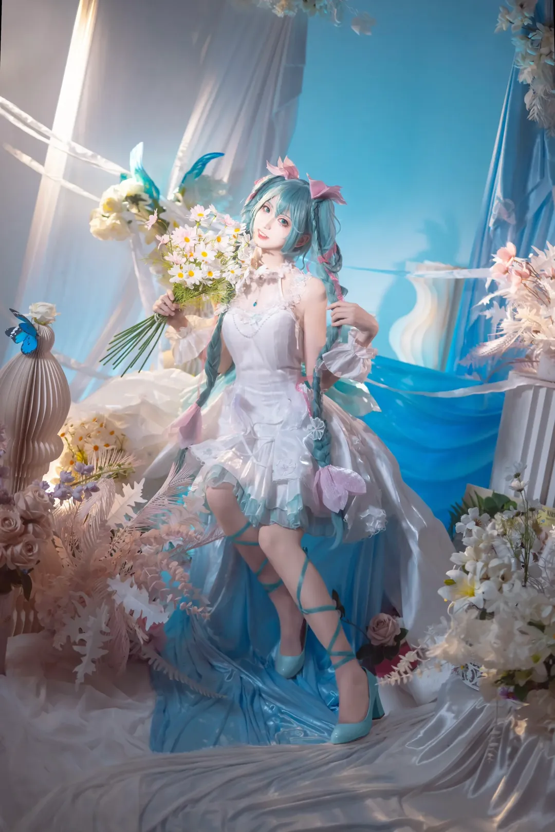 唯美摄影, 初音未来, 初音未来cos, 花篮谷, 灵动造型 - 第3张