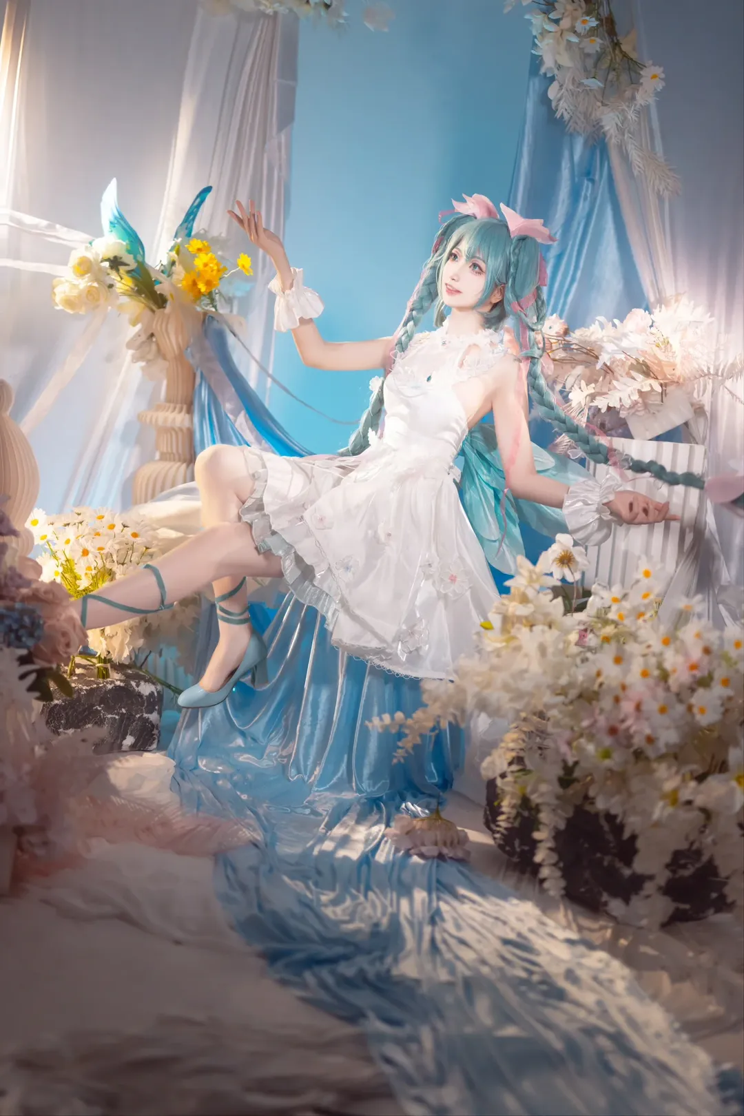唯美摄影, 初音未来, 初音未来cos, 花篮谷, 灵动造型 - 第4张