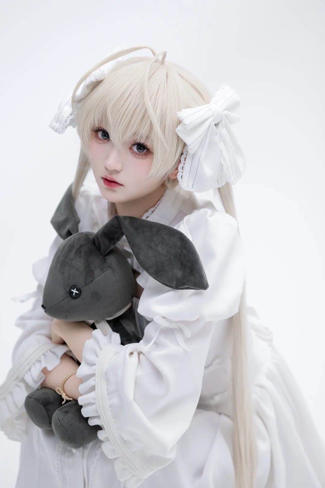 コスプレ, 少女感, 二次元視覚プロジェクト, 春日野穹コスプレ, うさぎのぬいぐるみ - 4枚目