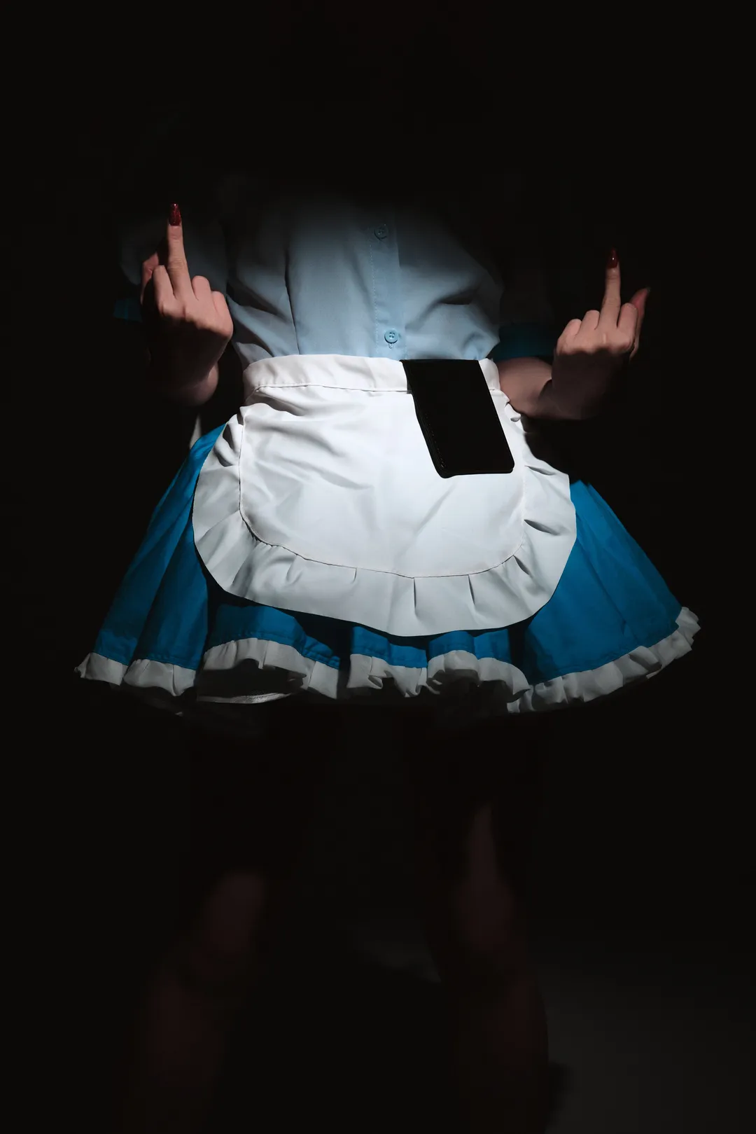 女仆装, 动漫Cosplay, Panty cos, 吊带袜天使, 轮滑cosplay - 第11张