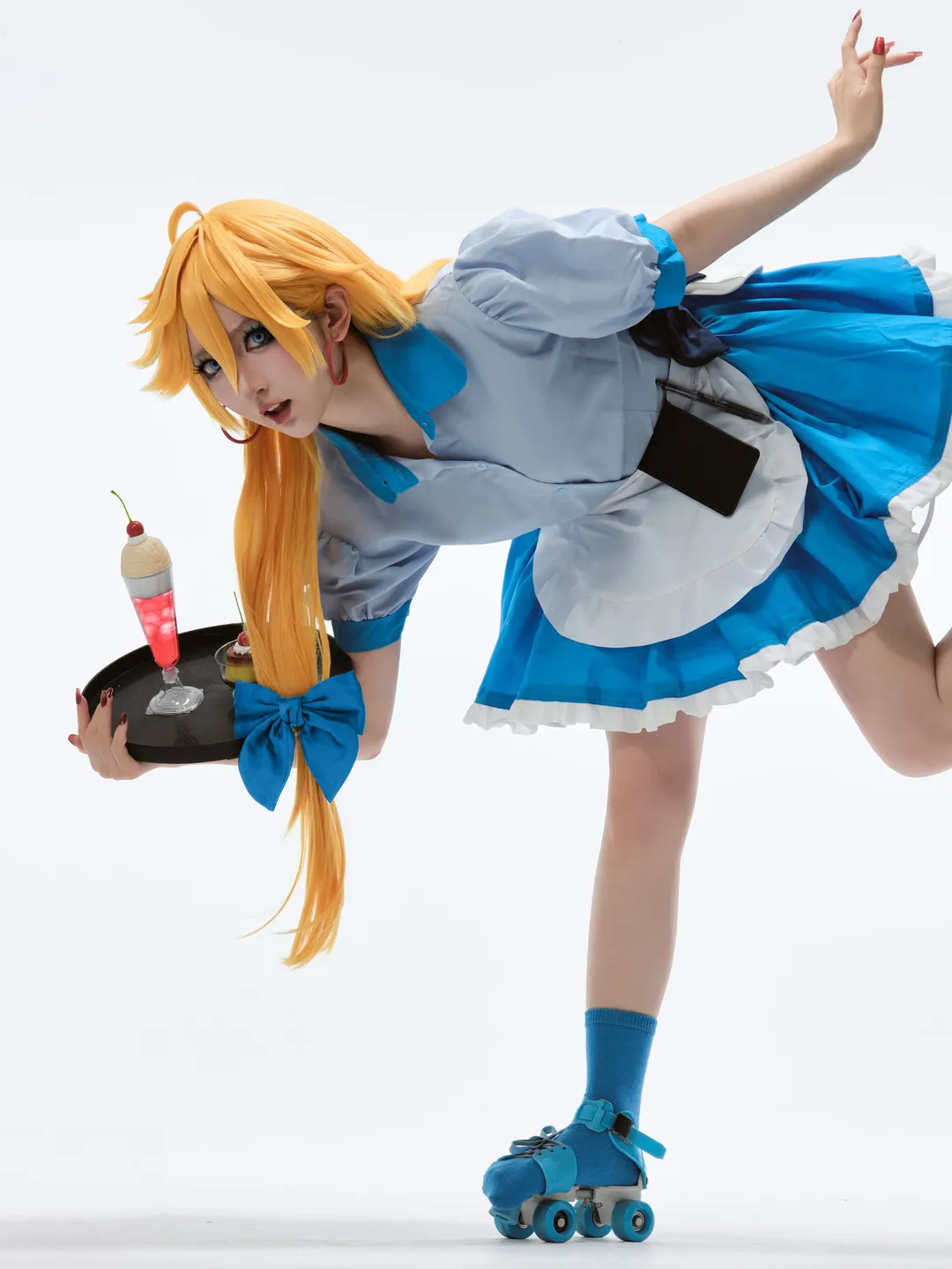 女仆装, 动漫Cosplay, Panty cos, 吊带袜天使, 轮滑cosplay - 第3张