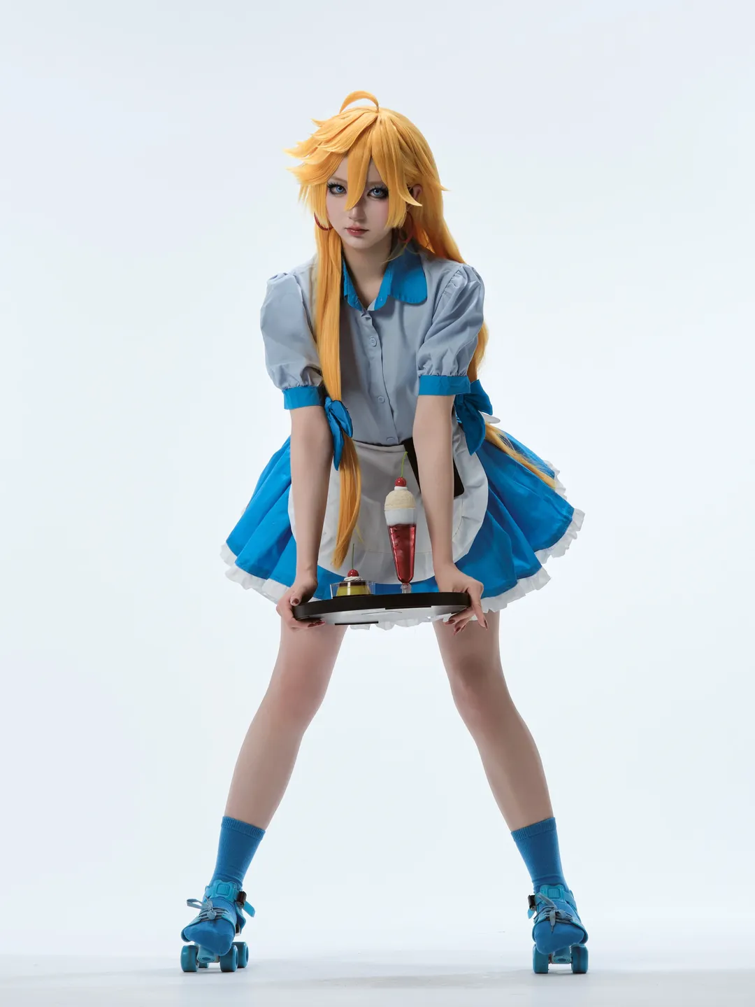 女仆装, 动漫Cosplay, Panty cos, 吊带袜天使, 轮滑cosplay - 第4张
