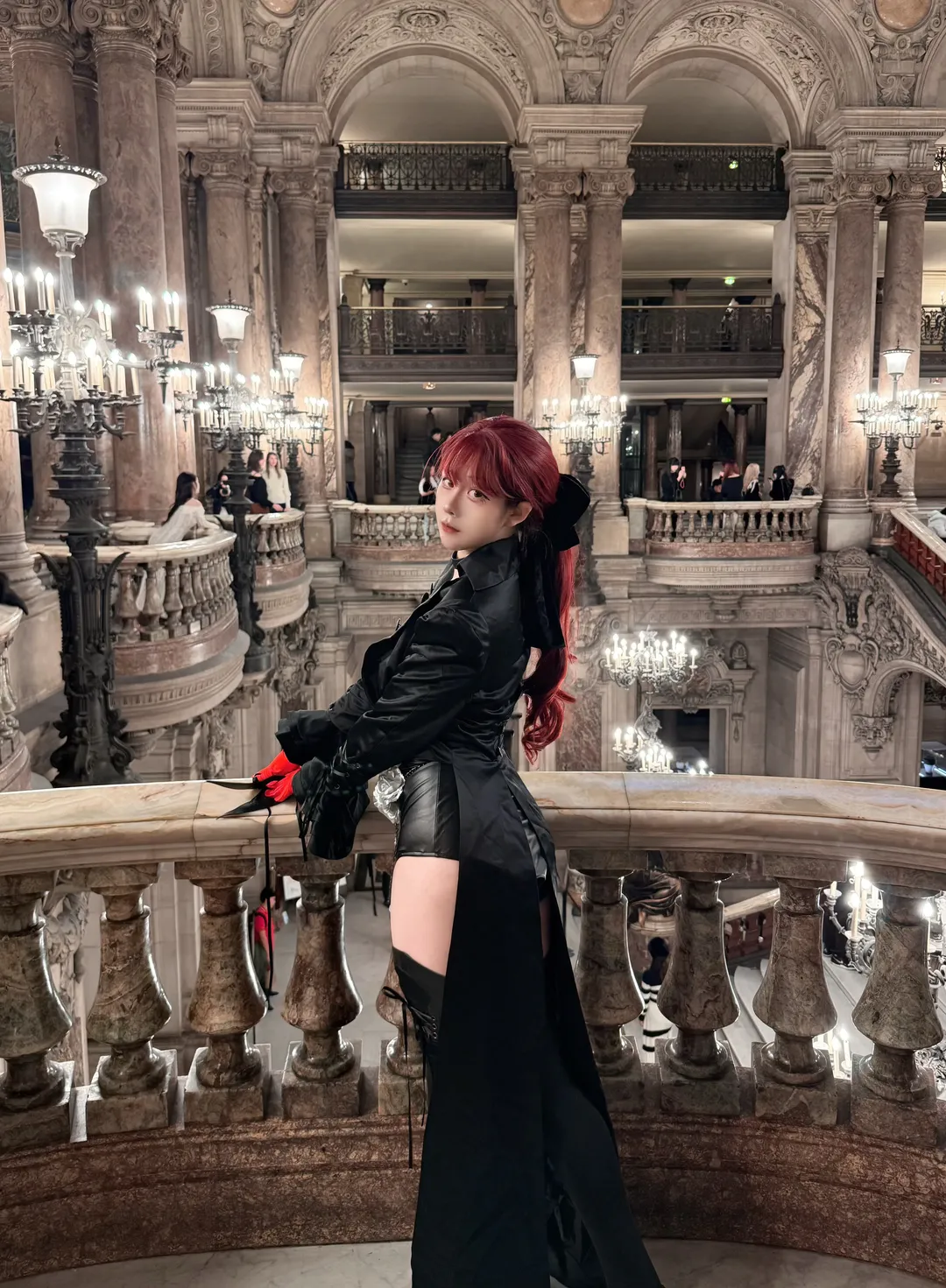 cosplay摄影, 芳泽霞cos, 女神异闻录5皇家版, 巴黎歌剧院, 怪盗服