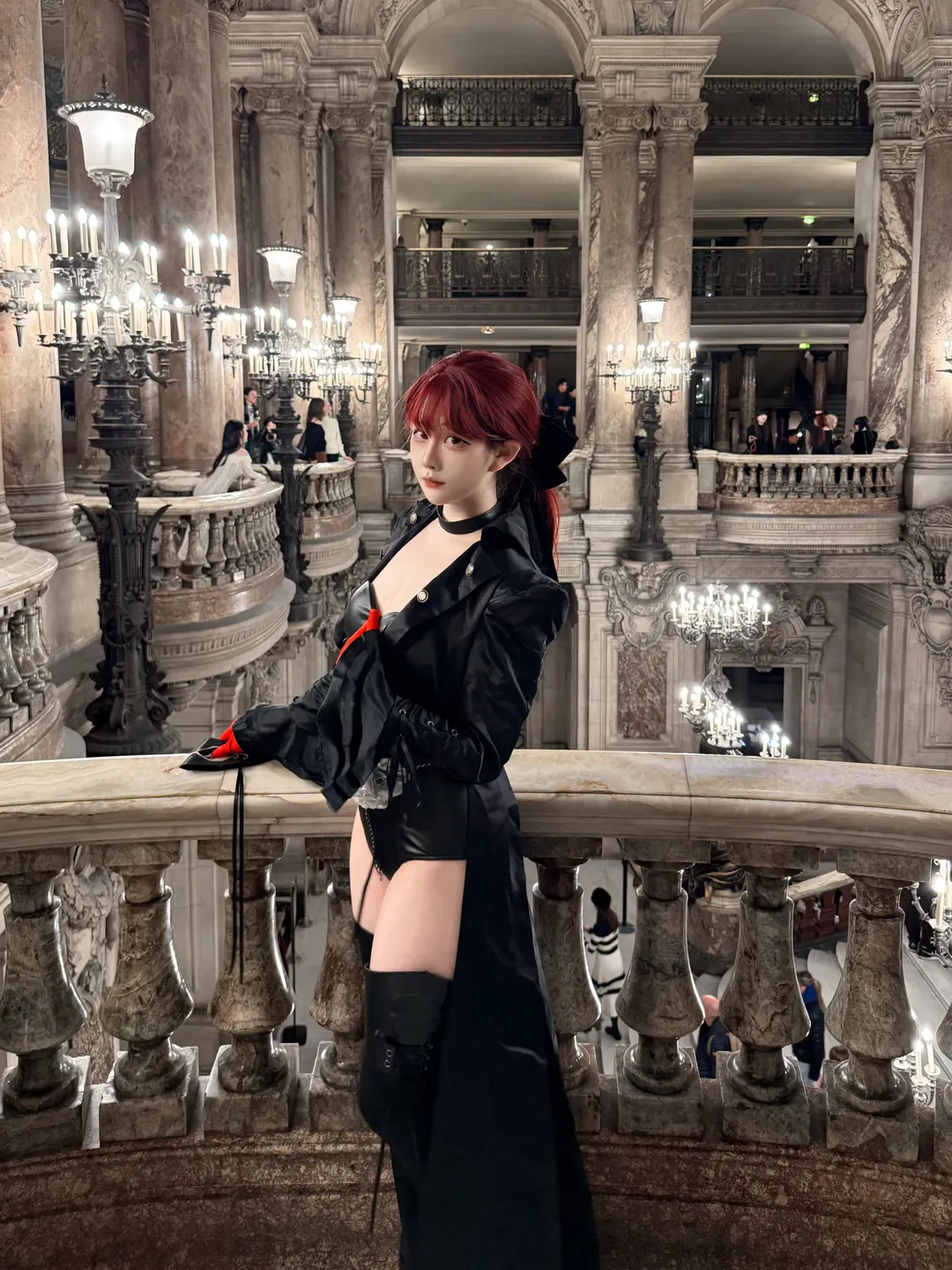 cosplay摄影, 芳泽霞cos, 女神异闻录5皇家版, 巴黎歌剧院, 怪盗服 - 第2张