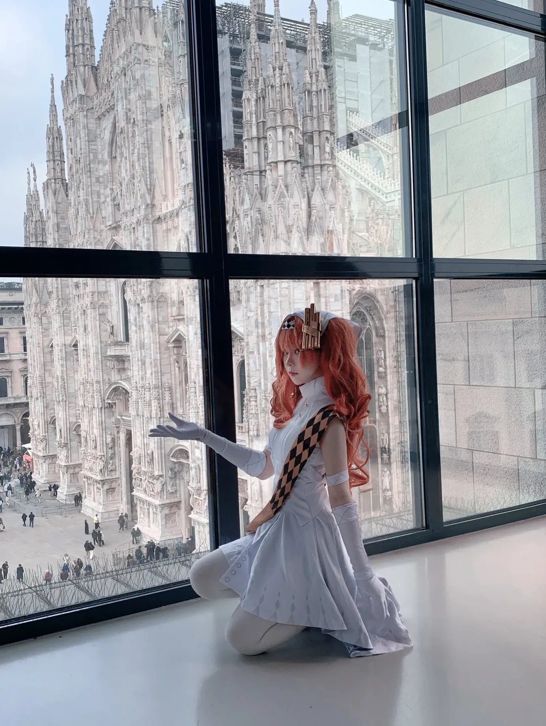 角色还原, cosplay, 重返未来1999, 十四行诗cos, 米兰大教堂