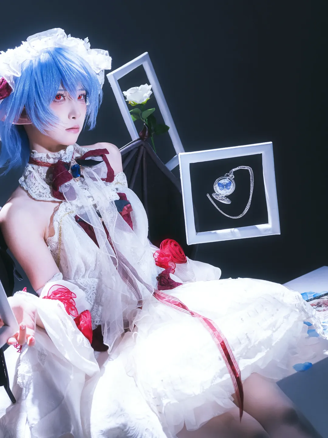 Touhou Project, Remilia cosplay, 2D character, Cosplay photography, Vampire noble
