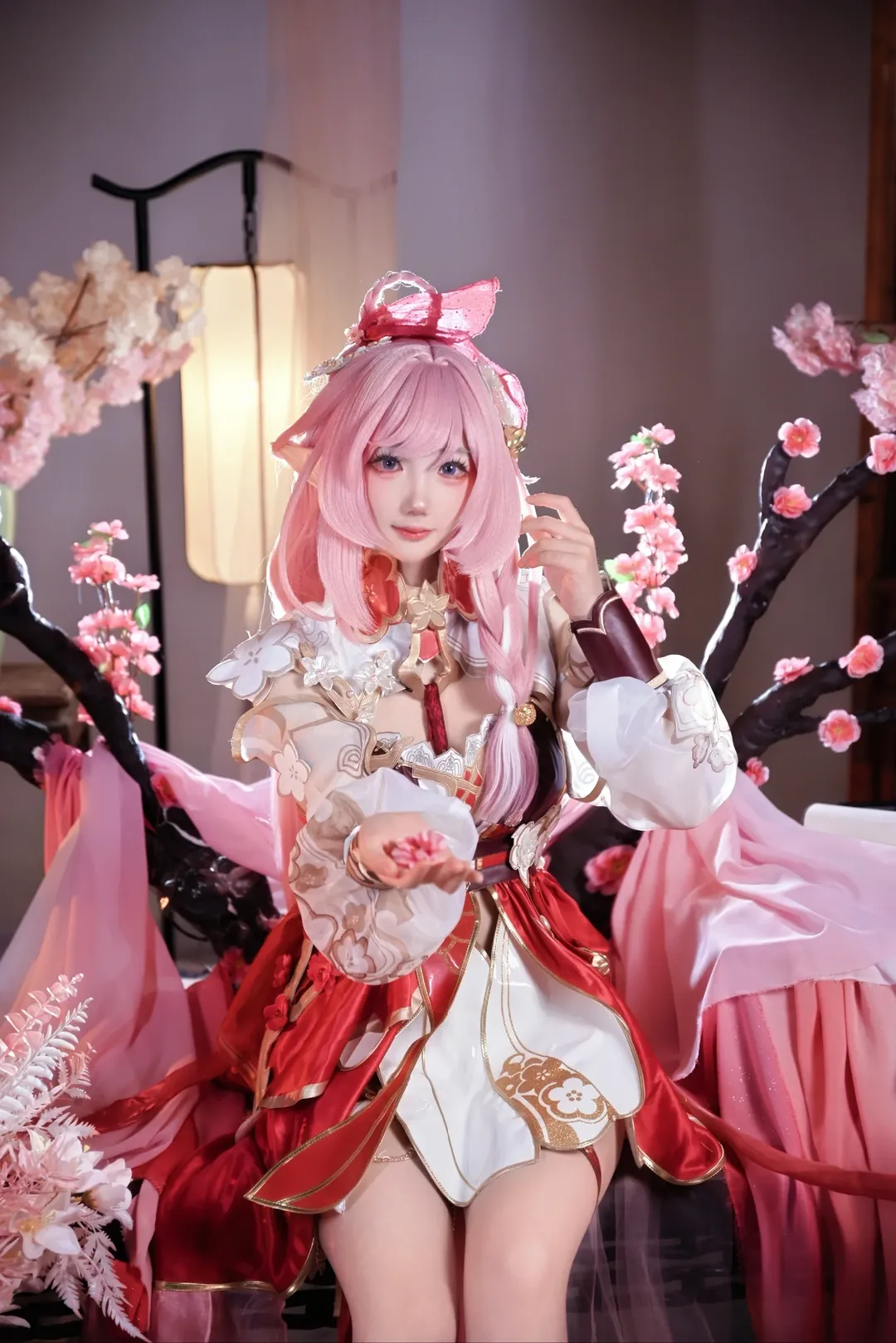 爱莉希雅cos, 崩坏3, cosplay摄影, 二次元装扮, 春好桃夭 - 第3张
