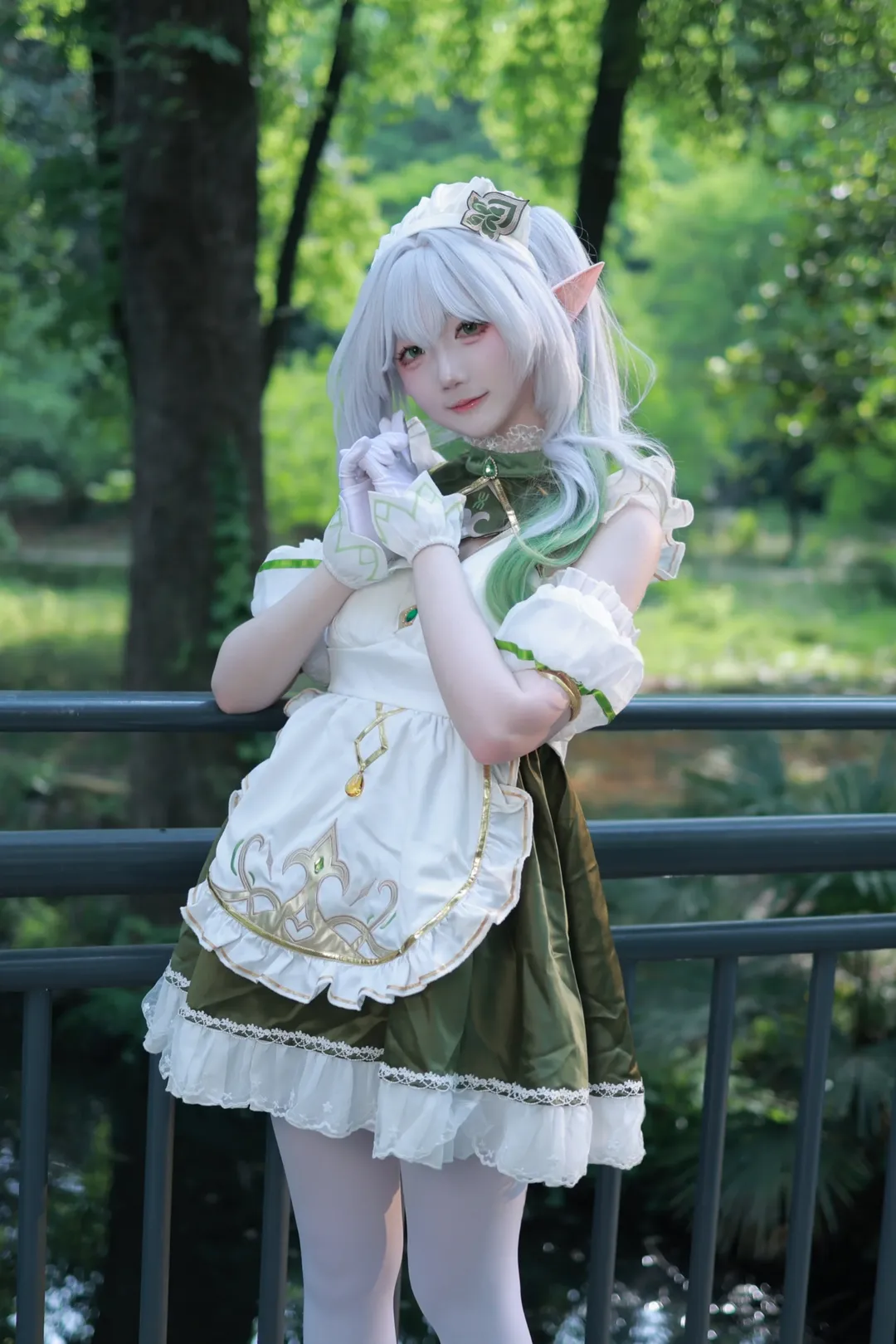 唯美写真, 原神, 纳西妲cos, 森林系cosplay, 绿意盎然 - 第4张