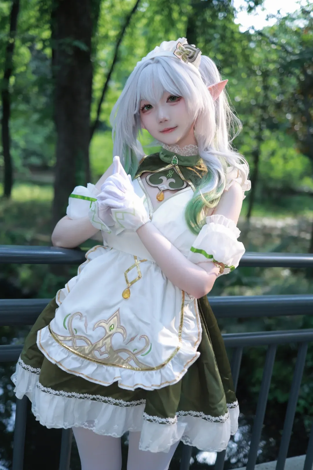 唯美写真, 原神, 纳西妲cos, 森林系cosplay, 绿意盎然 - 第5张