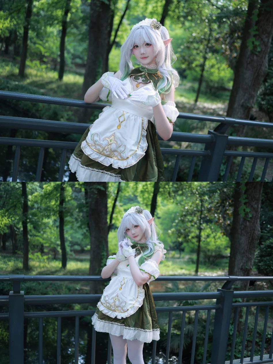 唯美写真, 原神, 纳西妲cos, 森林系cosplay, 绿意盎然 - 第6张