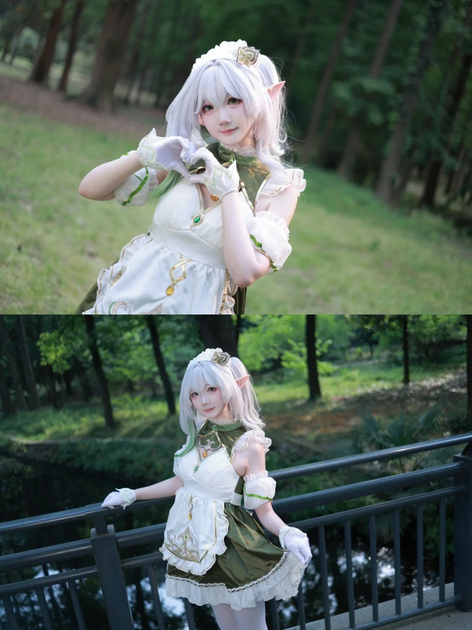 唯美写真, 原神, 纳西妲cos, 森林系cosplay, 绿意盎然 - 第7张