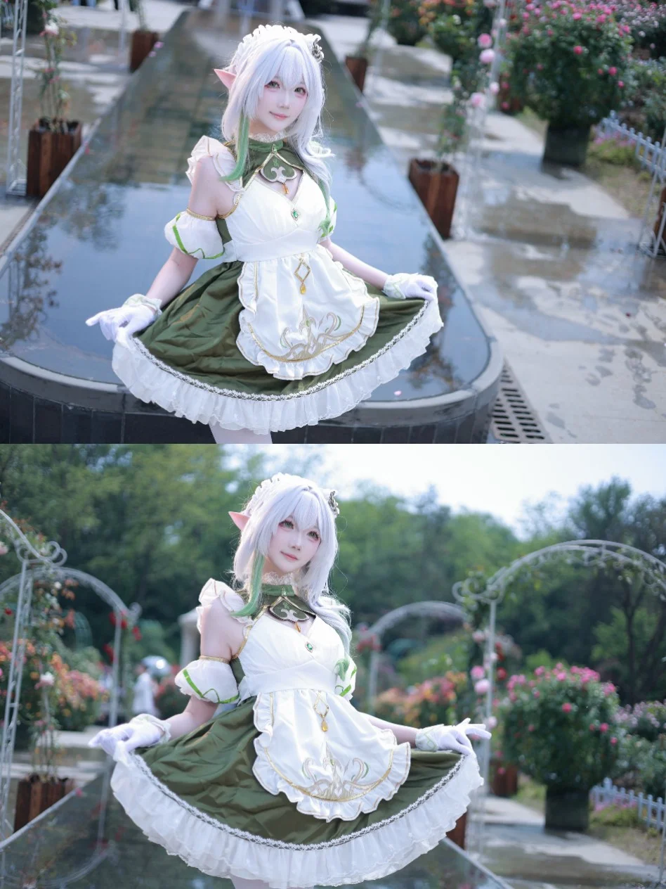 唯美写真, 原神, 纳西妲cos, 森林系cosplay, 绿意盎然 - 第8张
