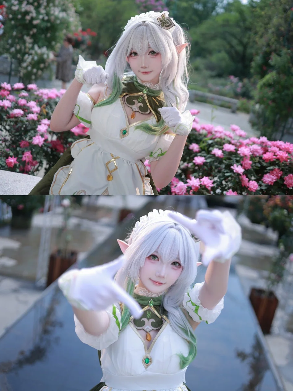 唯美写真, 原神, 纳西妲cos, 森林系cosplay, 绿意盎然 - 第9张