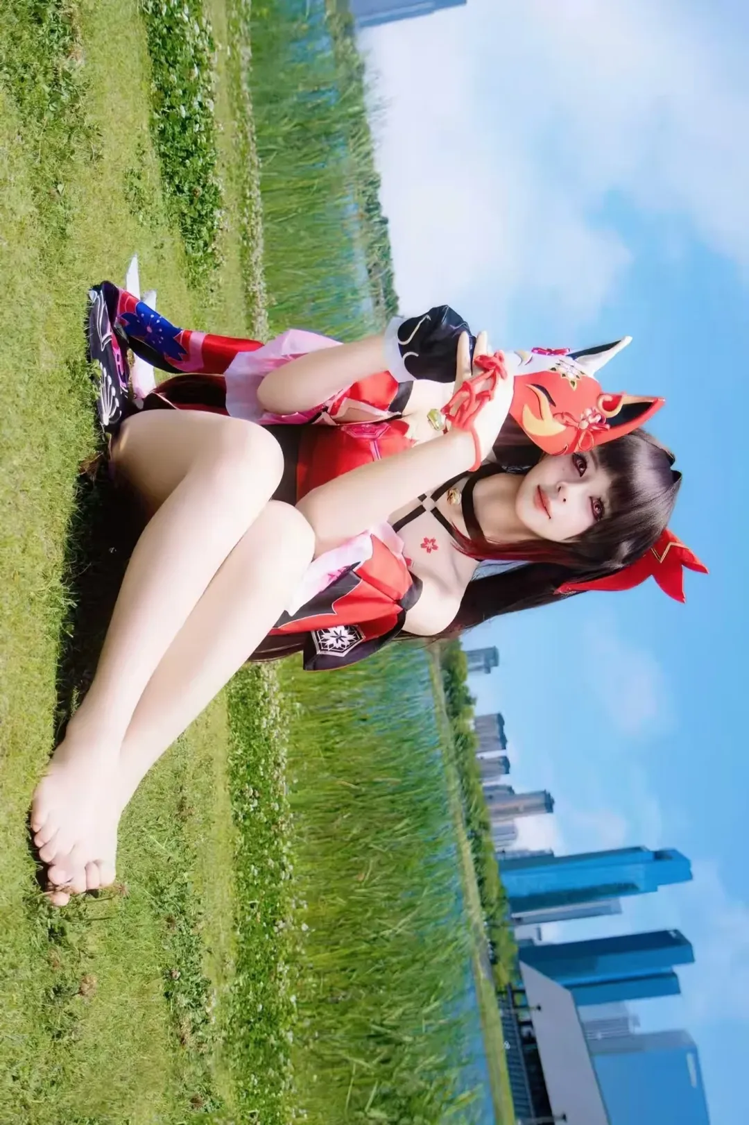 コスプレ, 崩壊：スターレイル, 花火 コスプレ, 屋外ポートレート, 仮面の愚者 - 6枚目