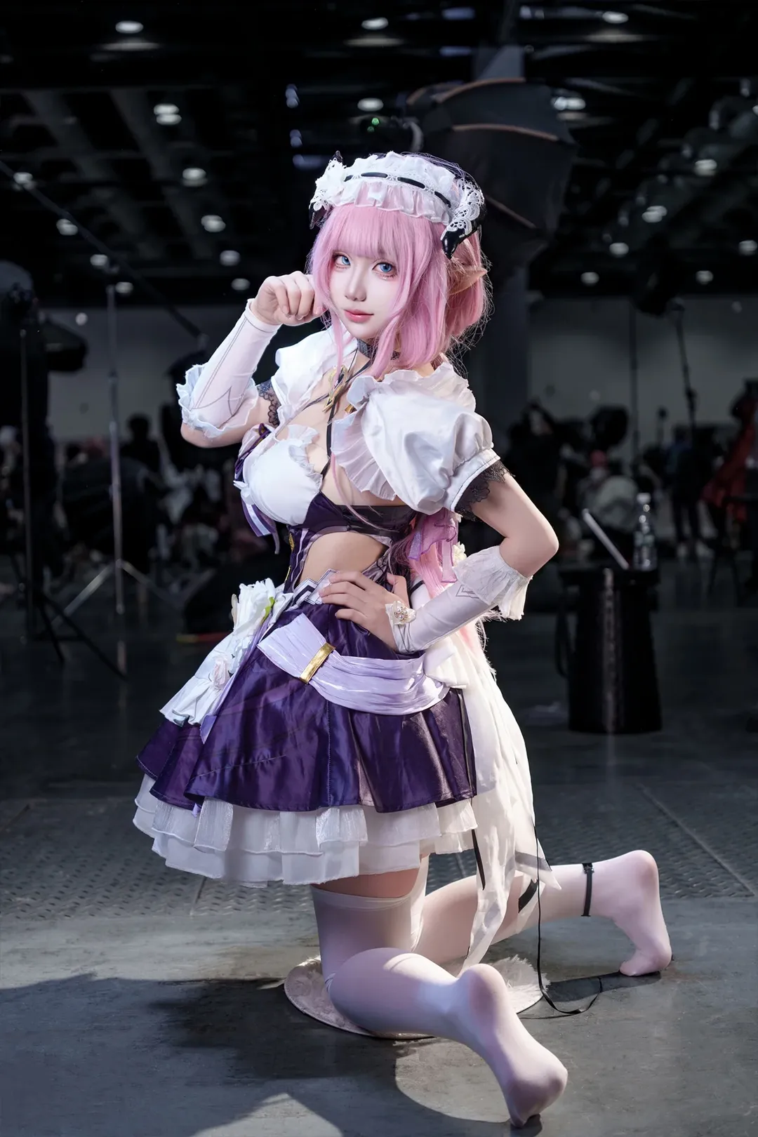 エリシア コスプレ, 二次元撮影, 崩壊3rd, メイド服, IJOYアニメ・ゲームイベント - 1枚目
