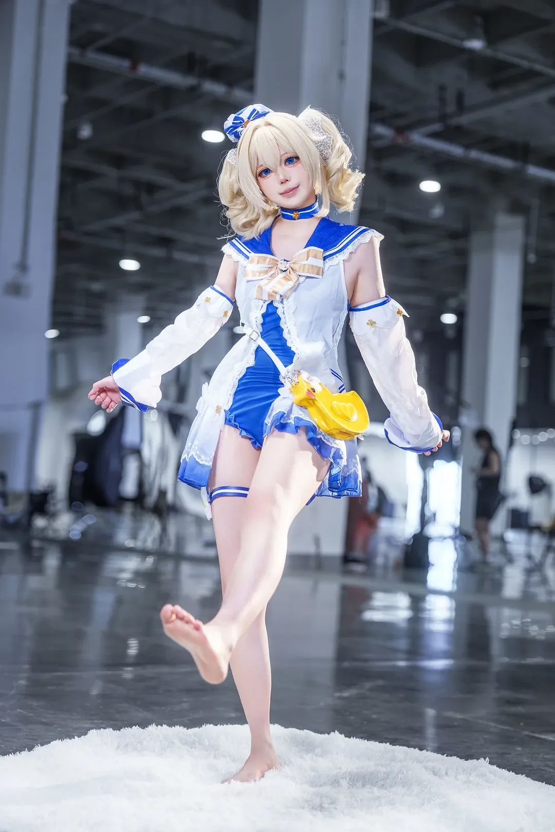 原神, 芭芭拉cos, 漫展返图, 原神cosplay, 芭芭拉泳装