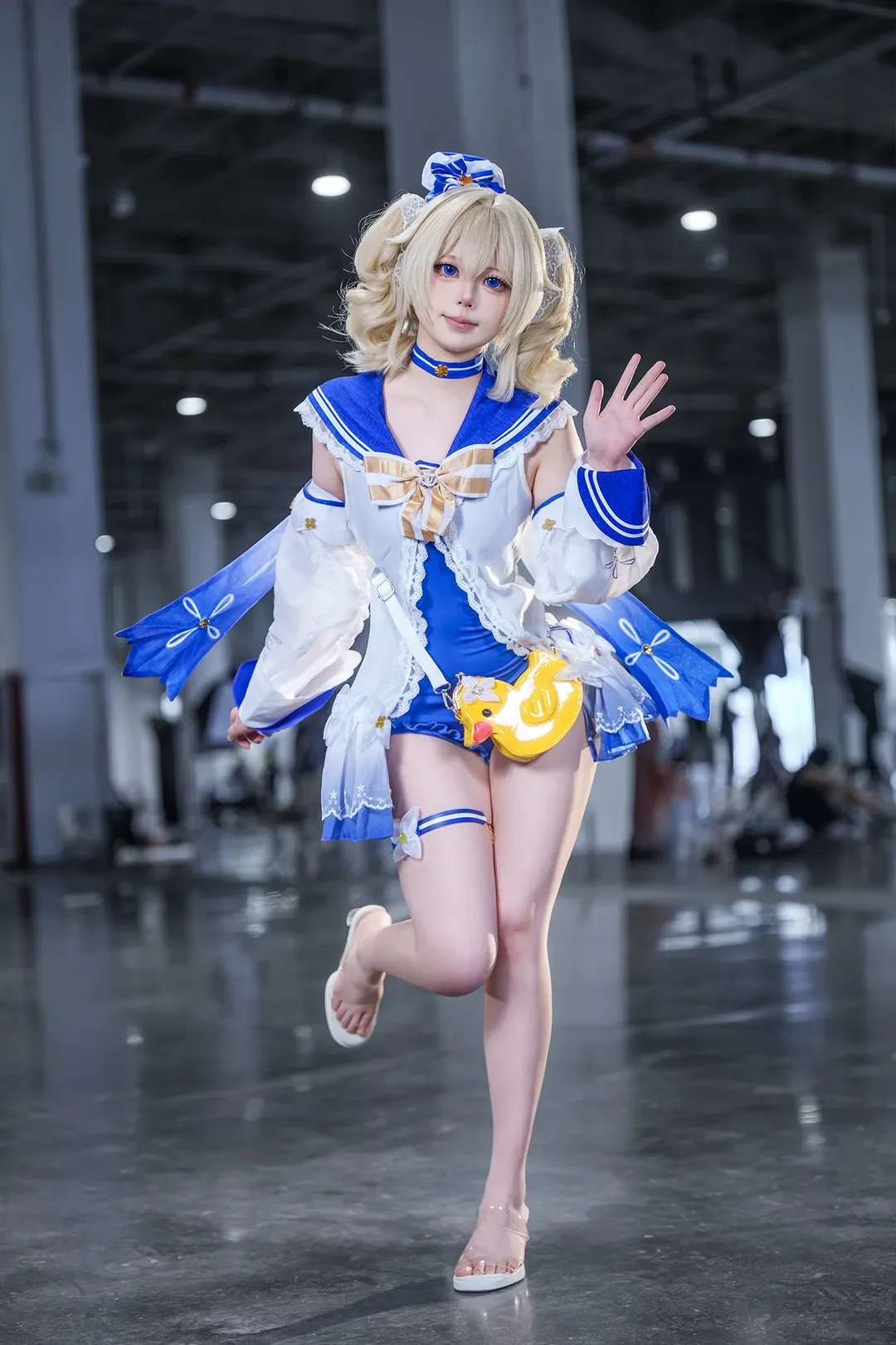 原神, 芭芭拉cos, 漫展返图, 原神cosplay, 芭芭拉泳装 - 第4张