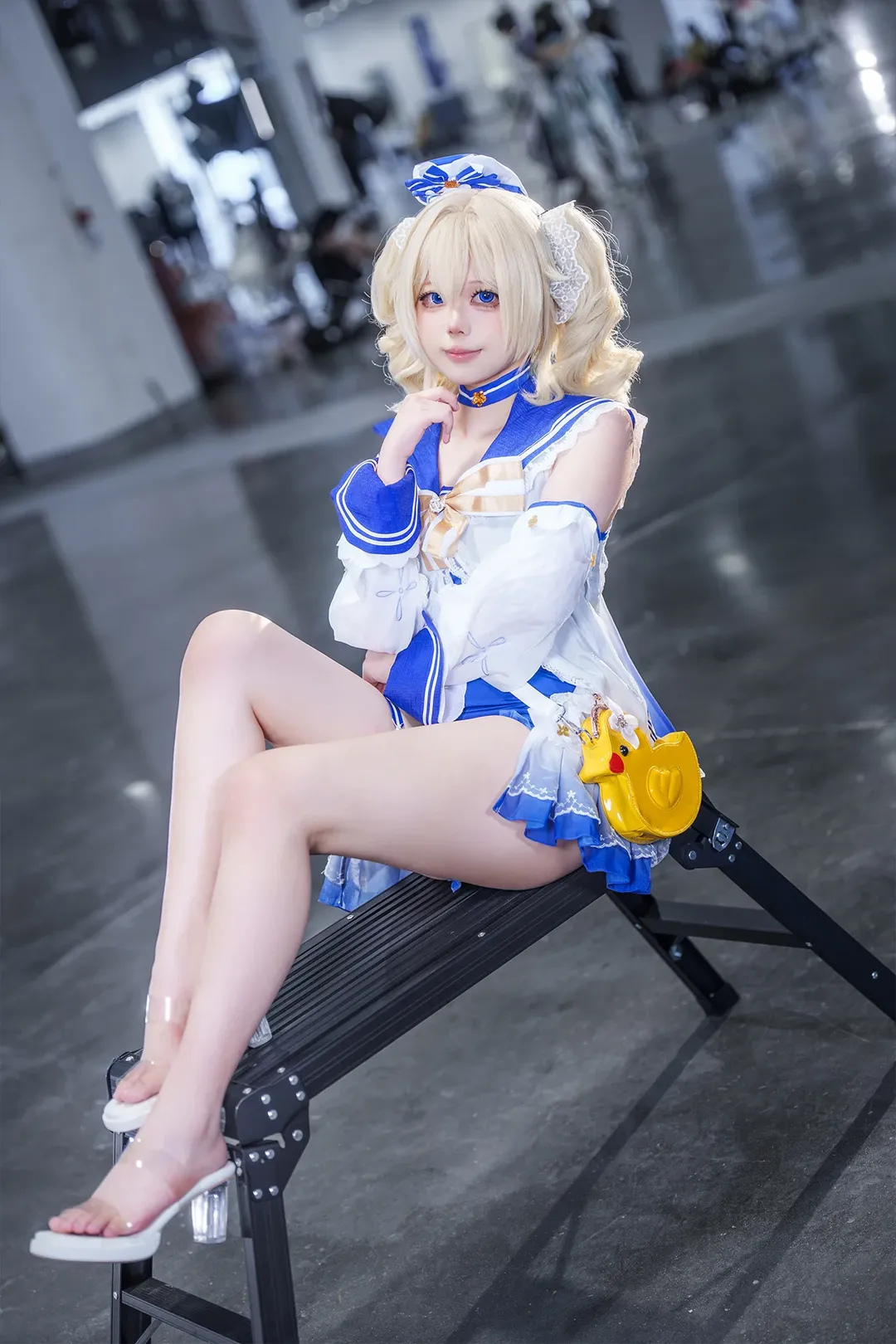 原神, 芭芭拉cos, 漫展返图, 原神cosplay, 芭芭拉泳装 - 第5张