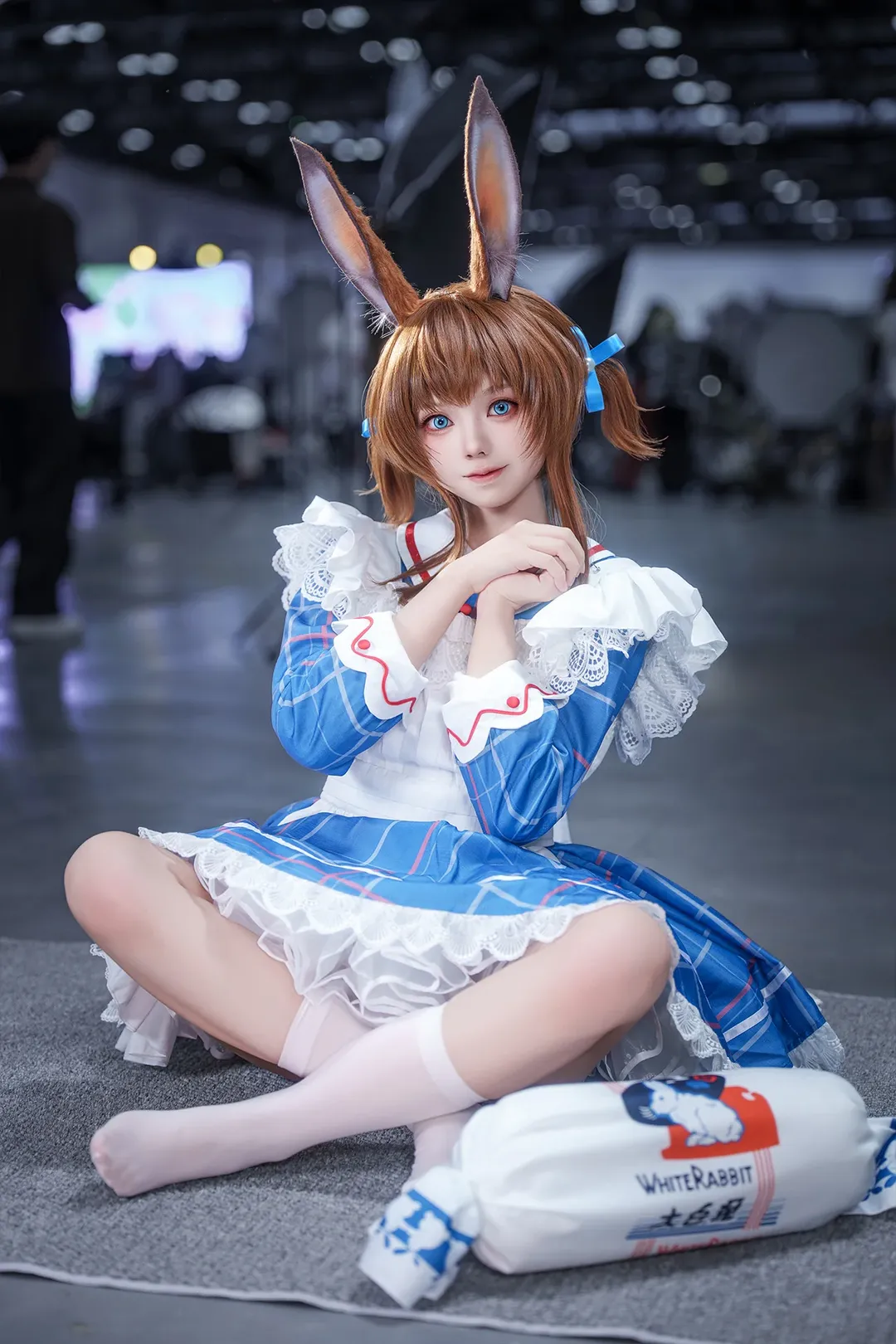 漫展场照, 明日方舟, 阿米娅cos, cosplay摄影, 大白兔联动 - 第1张