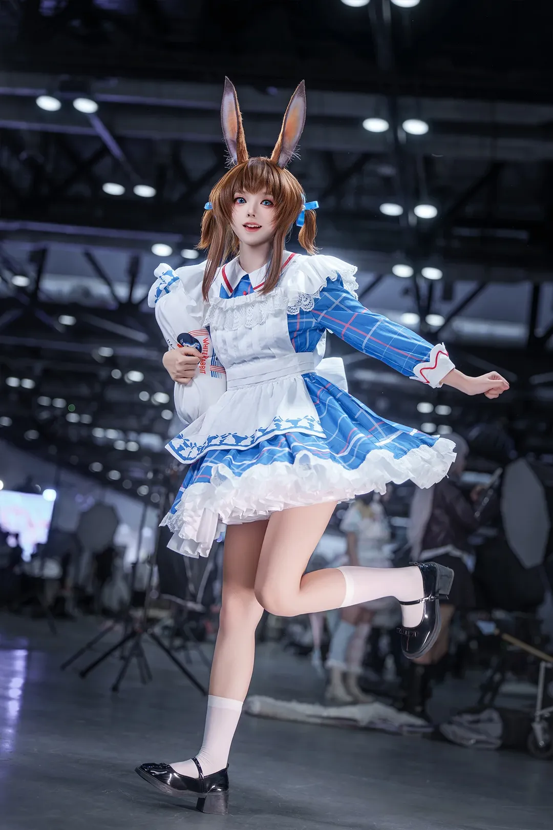 漫展场照, 明日方舟, 阿米娅cos, cosplay摄影, 大白兔联动