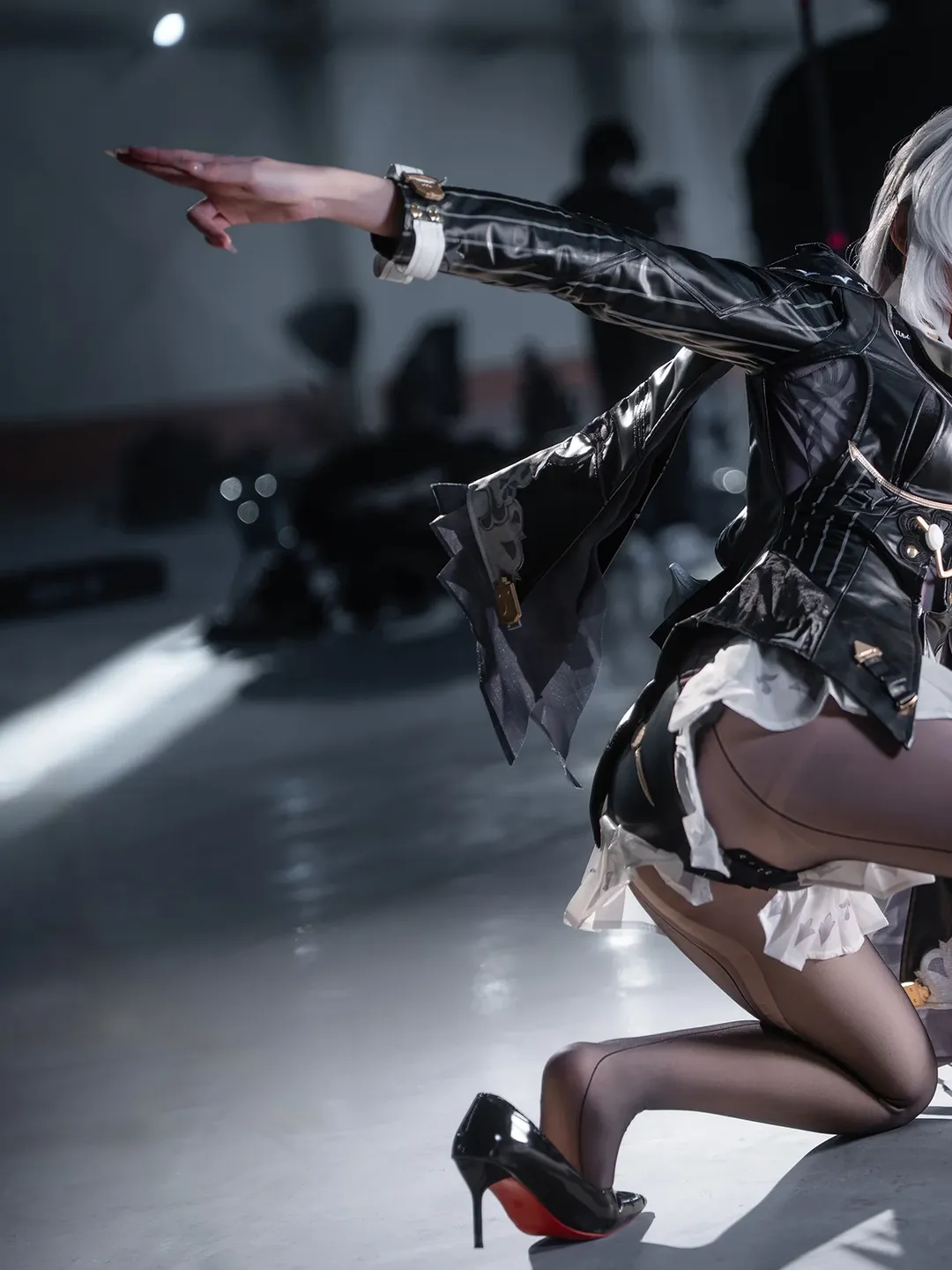 绝区零, 二次元摄影, 仪玄cos, 白毛cosplay, 漆皮机能风 - 第2张